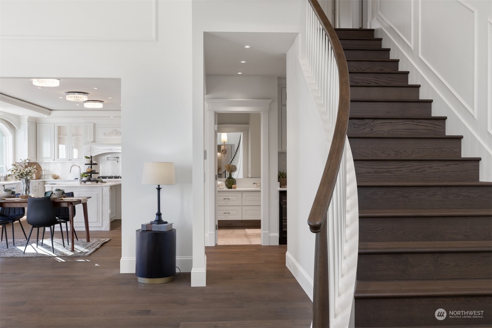 627 Linden Road Bellingham, WA 98225 - Photo 24 of 40 a view of entryway and hall with wooden floor