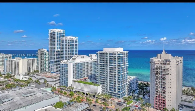 a front view of a building