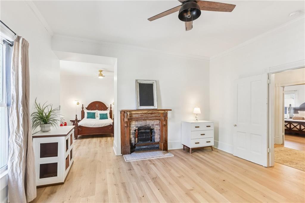 29 Sessions Street Northwest Marietta, GA 30060 - Photo 16 of 39 a living room with furniture and a fireplace