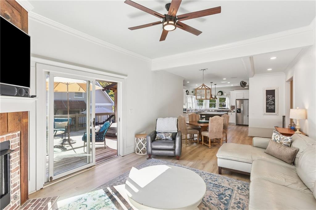 29 Sessions Street Northwest Marietta, GA 30060 - Photo 5 of 39 a living room with furniture and a flat screen tv