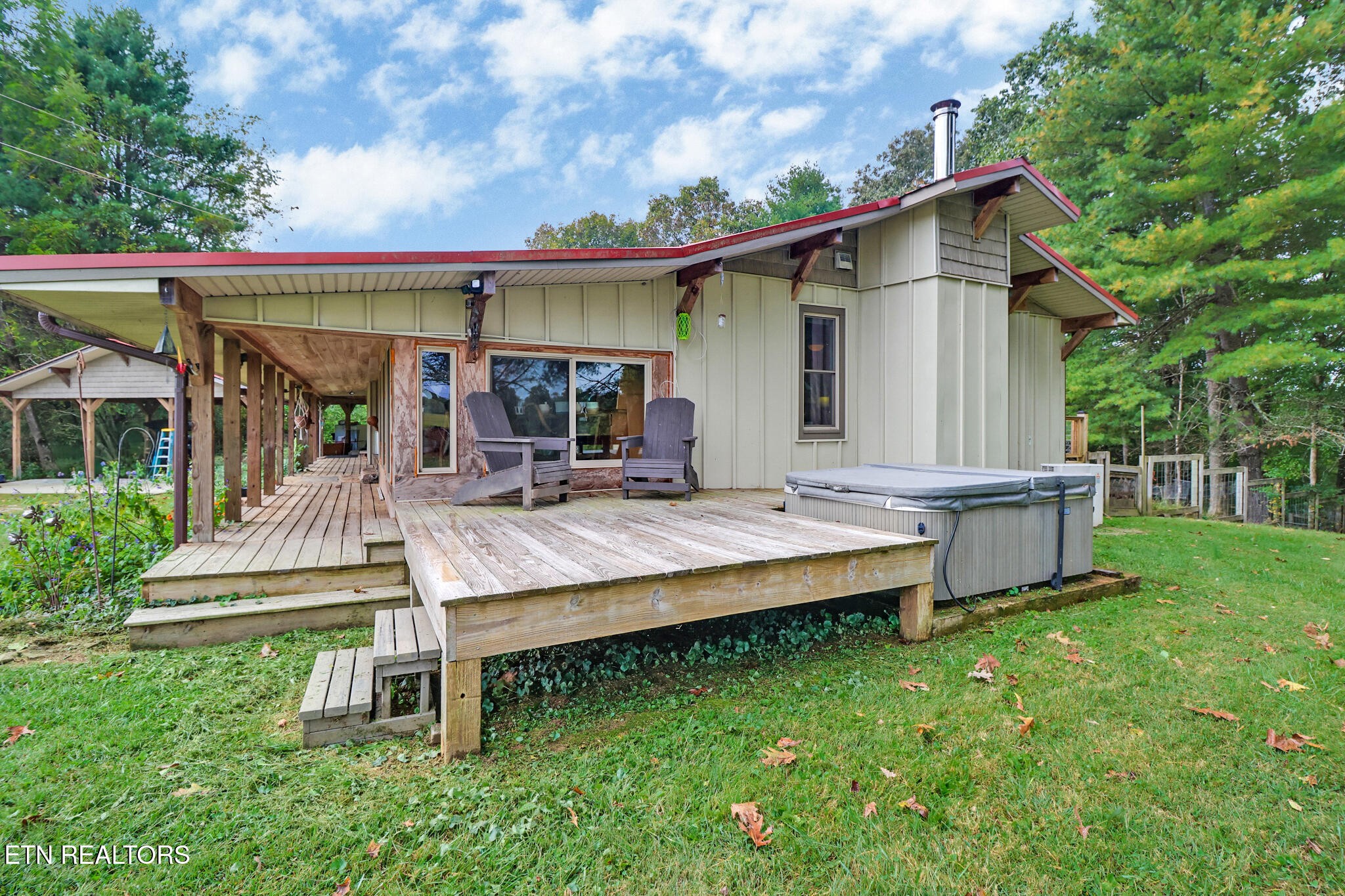 4676 Rugby Pike Allardt, TN 38504 - Photo 22 of 50 a view of a house with backyard and sitting area