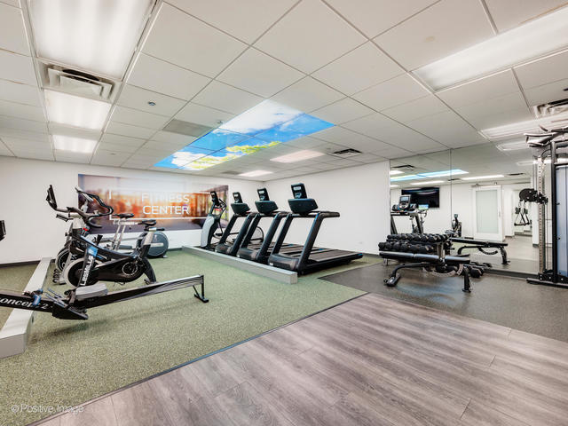 720 West Randolph Street, Unit 502 Chicago, IL 60661 - Photo 20 of 22 a view of a room with gym equipment