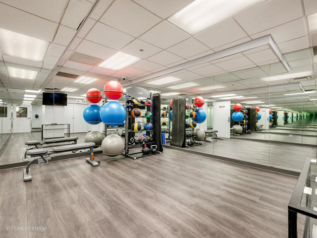 720 West Randolph Street, Unit 502 Chicago, IL 60661 - Photo 21 of 22 a view of a room with gym equipment