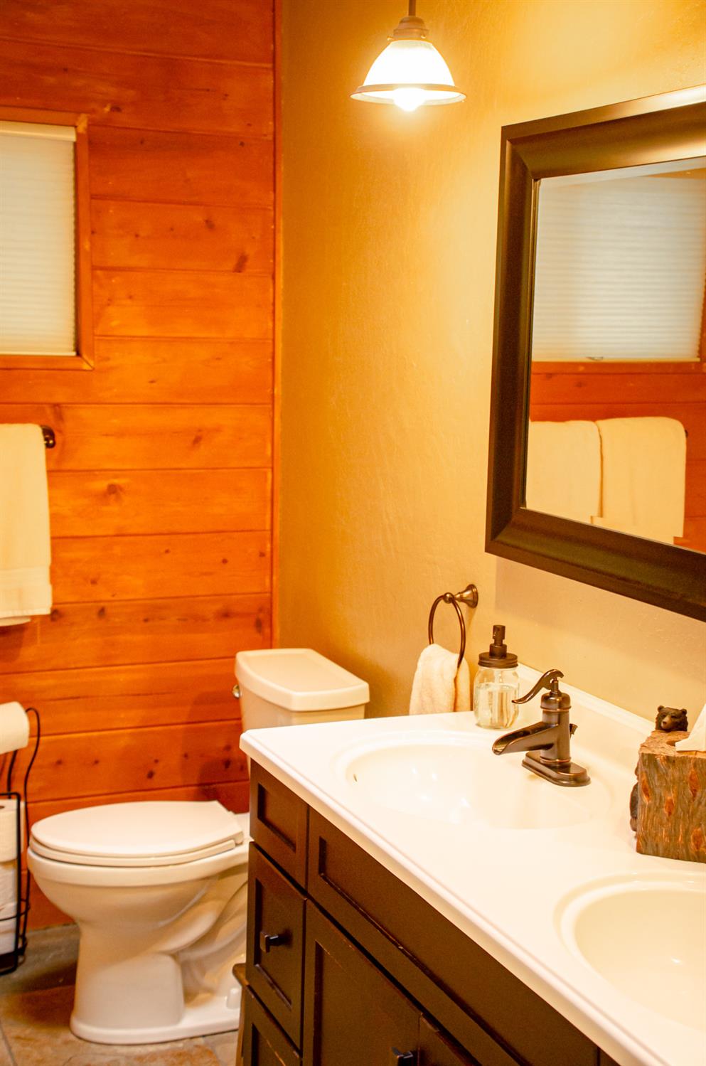 24033 Pine Cone Road Mi Wuk Village, CA 95346 - Photo 36 of 80 a bathroom with a sink and a toilet