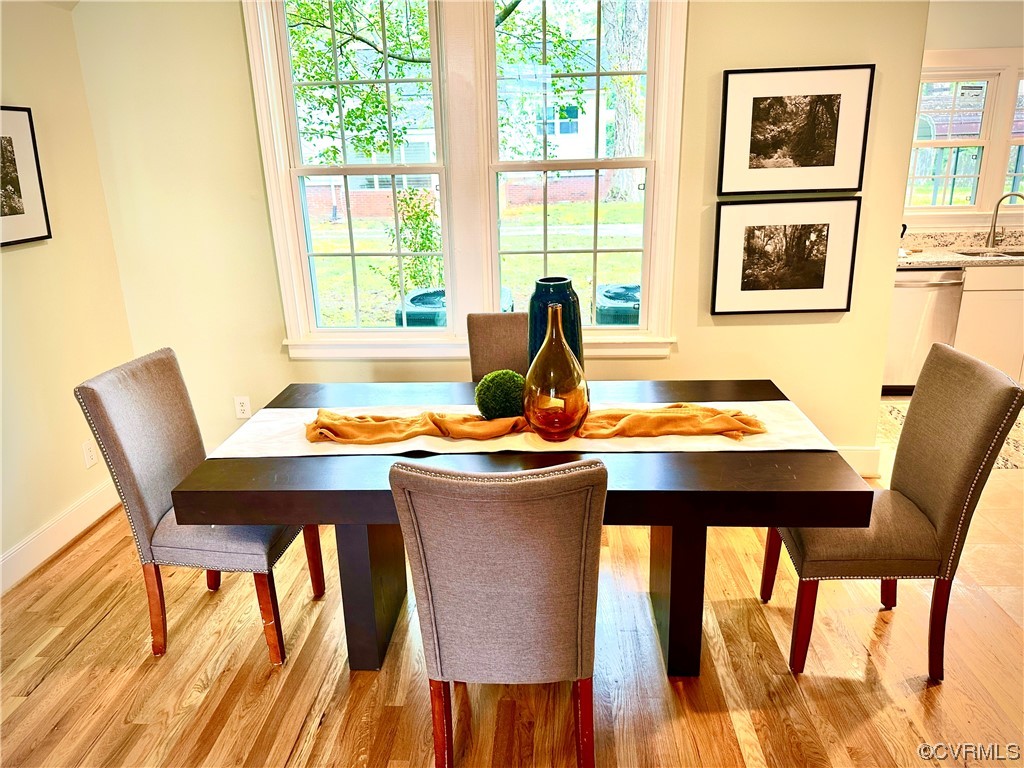 302 Main Street West Point, VA 23181 - Photo 6 of 24 a view of a dining room with furniture and window