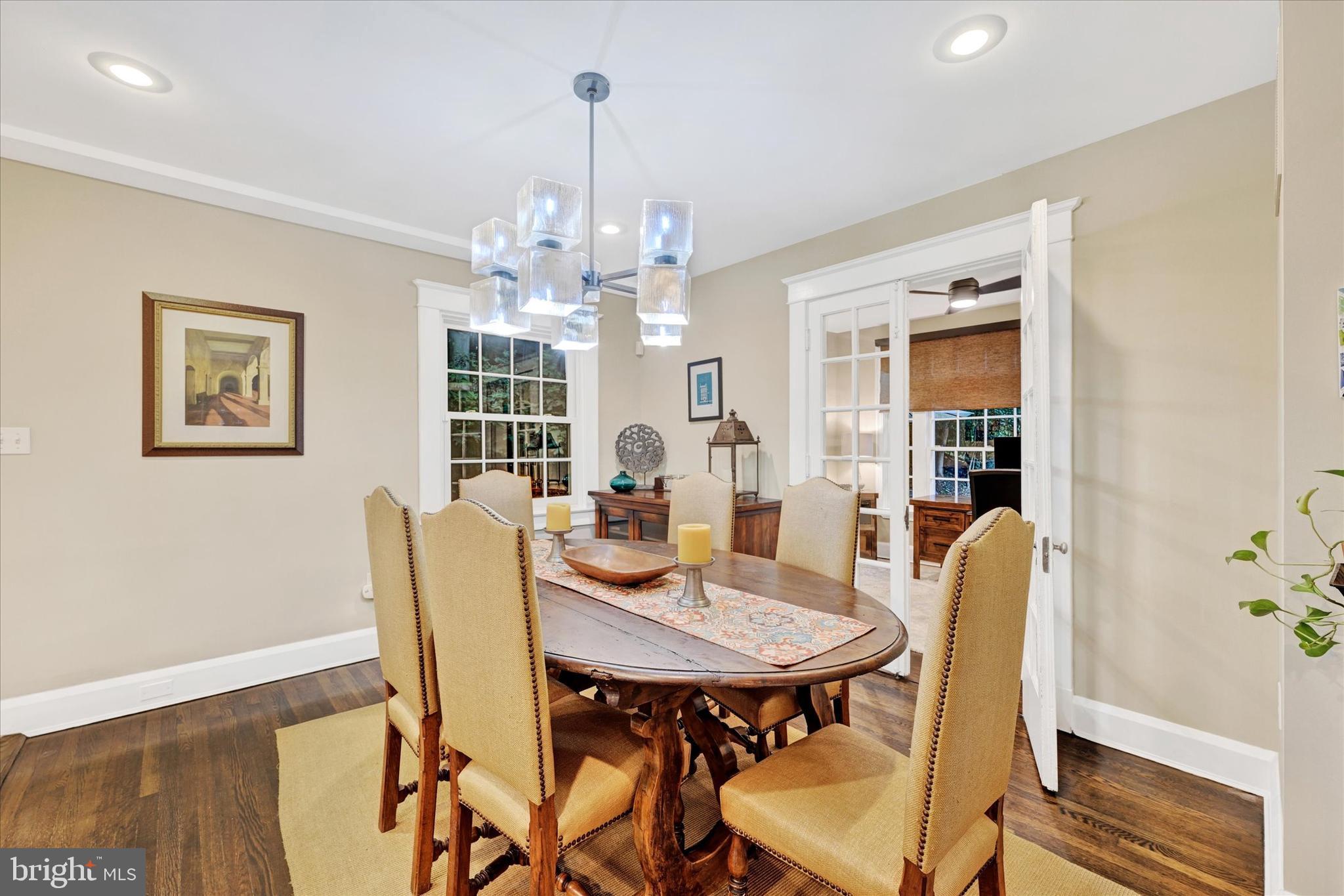 1 Merrymount Road Baltimore, MD 21210 - Photo 12 of 53 a view of a dining room with furniture and wooden floor