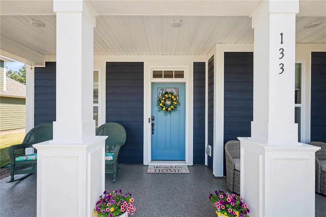 133 Ridgeline Row Central, SC 29630 - Photo 2 of 29 This inviting porch entry offers a charming welcome to a comfortable home.