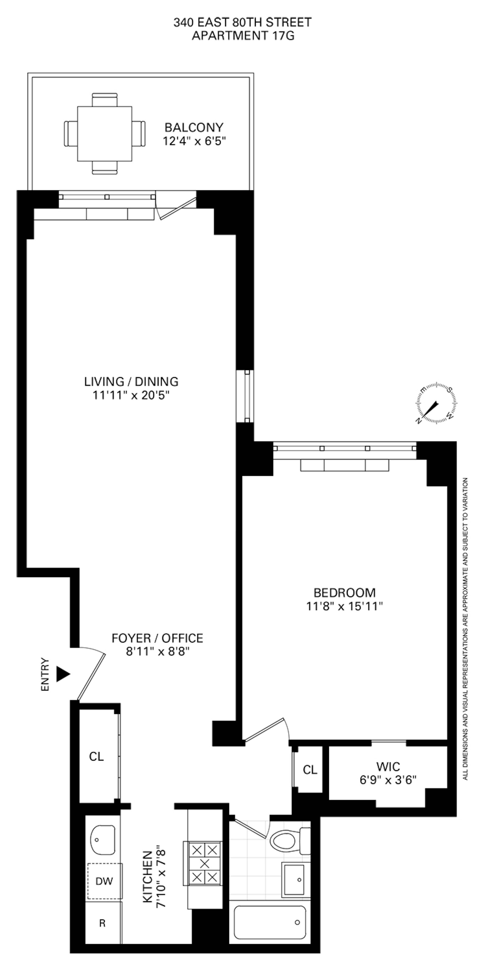 340 East 80th Street, Unit 17G Manhattan, NY 10075 - Photo 12 of 12 unknown