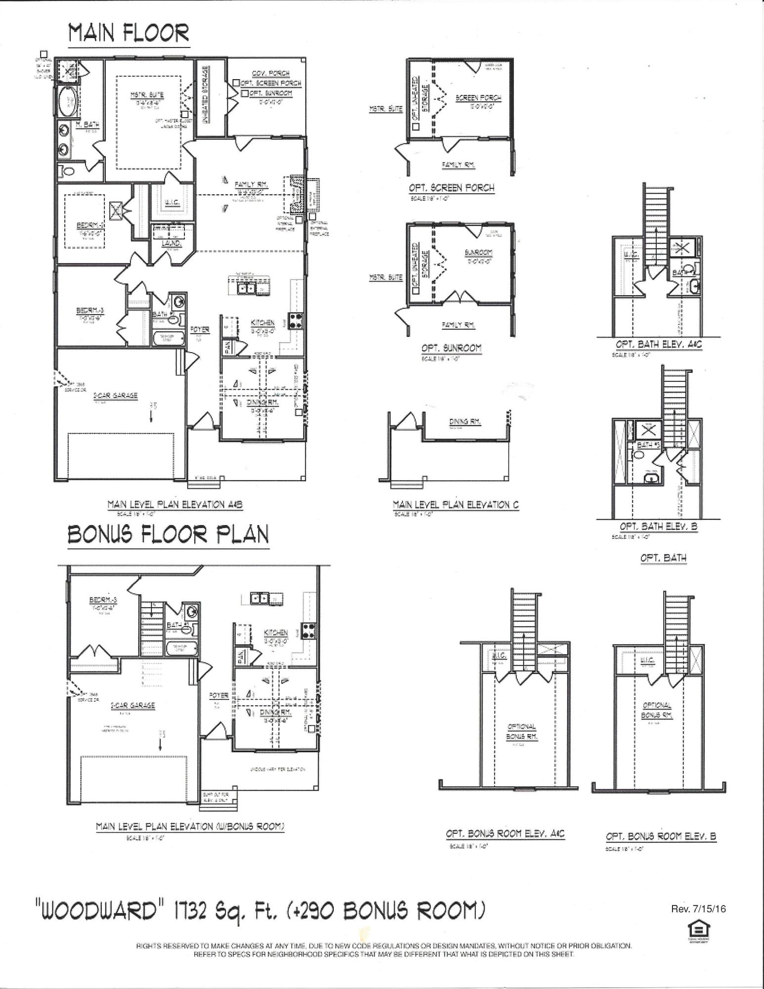 681 Black Pine Road Moncks Corner, SC 29461 - Photo 48 of 48 Woodward Floor Plan