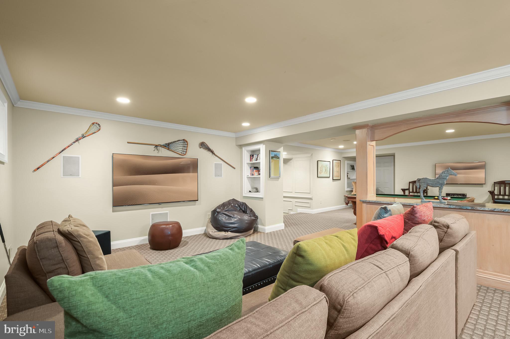 6939 Greentree Road Bethesda, MD 20817 - Photo 35 of 54 Lower Level Recreation Room