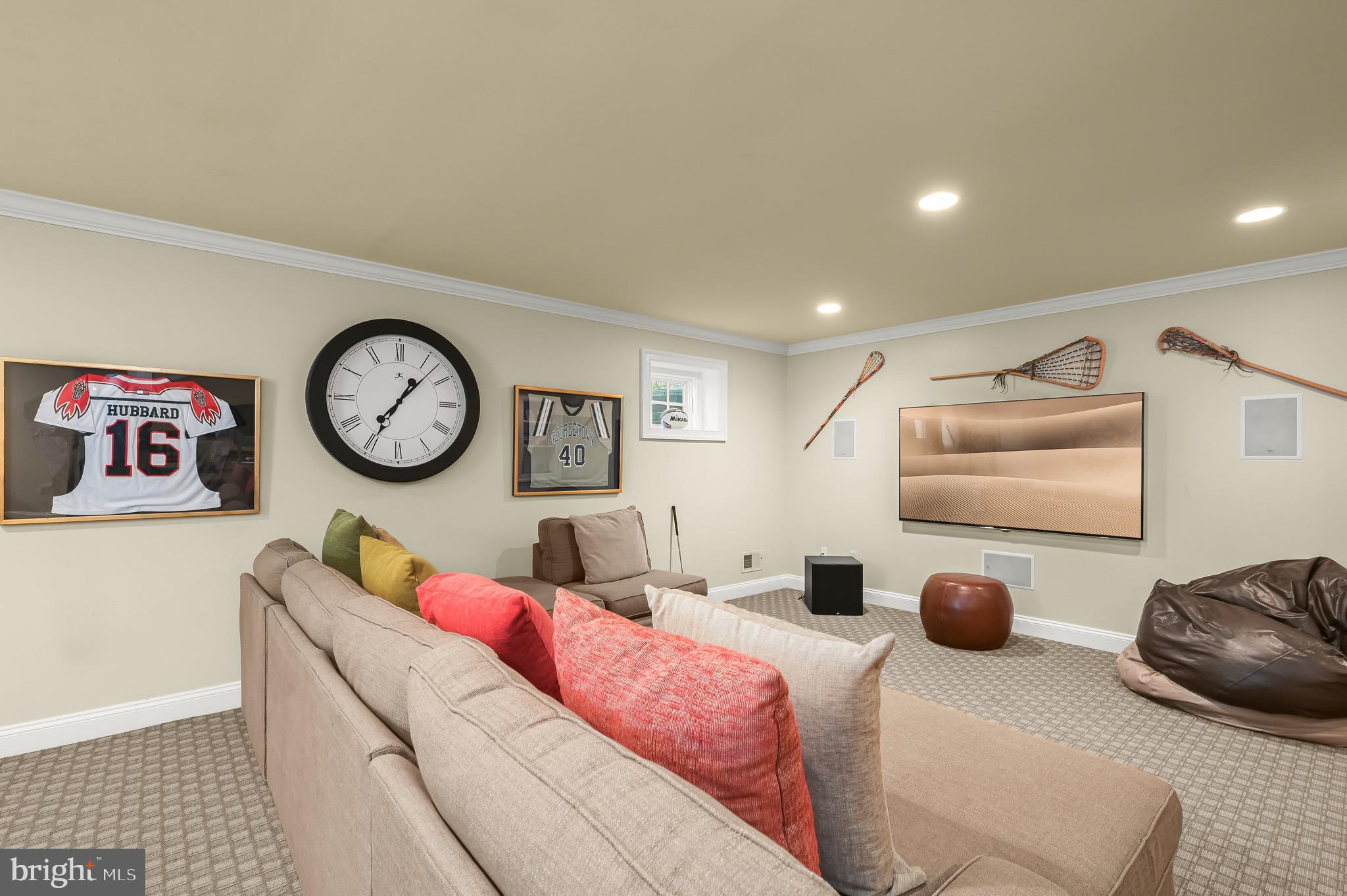 6939 Greentree Road Bethesda, MD 20817 - Photo 36 of 54 Lower Level Recreation Room