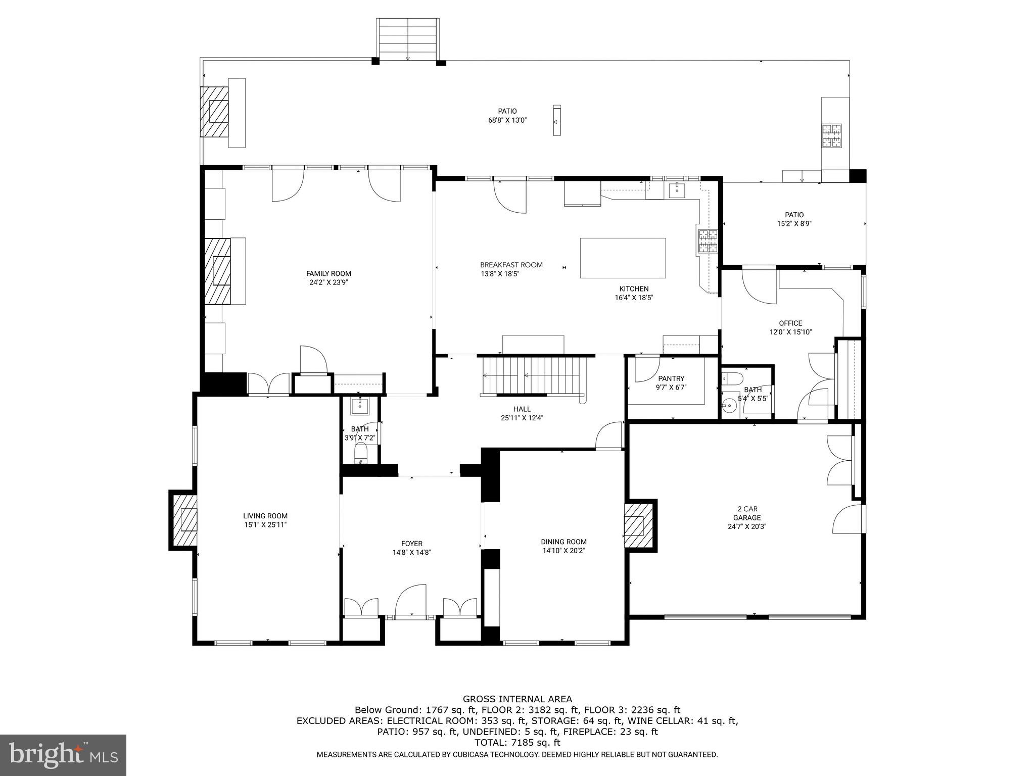 6939 Greentree Road Bethesda, MD 20817 - Photo 52 of 54 Main Level Floor Plan