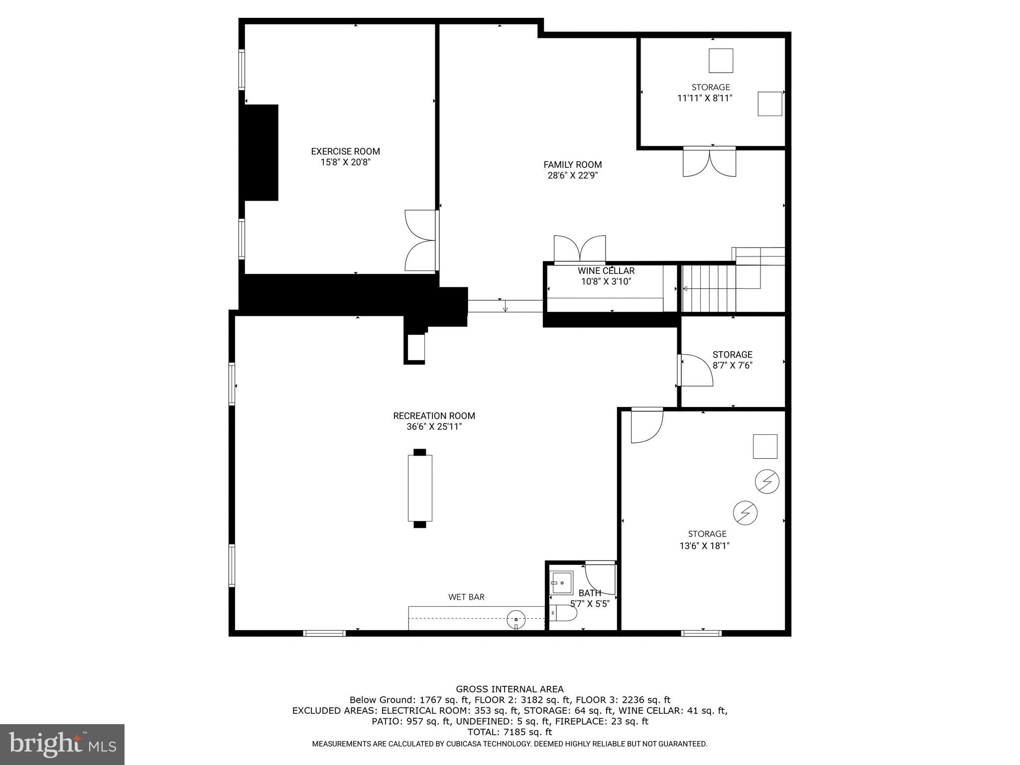 6939 Greentree Road Bethesda, MD 20817 - Photo 54 of 54 Lower Level Floor Plan