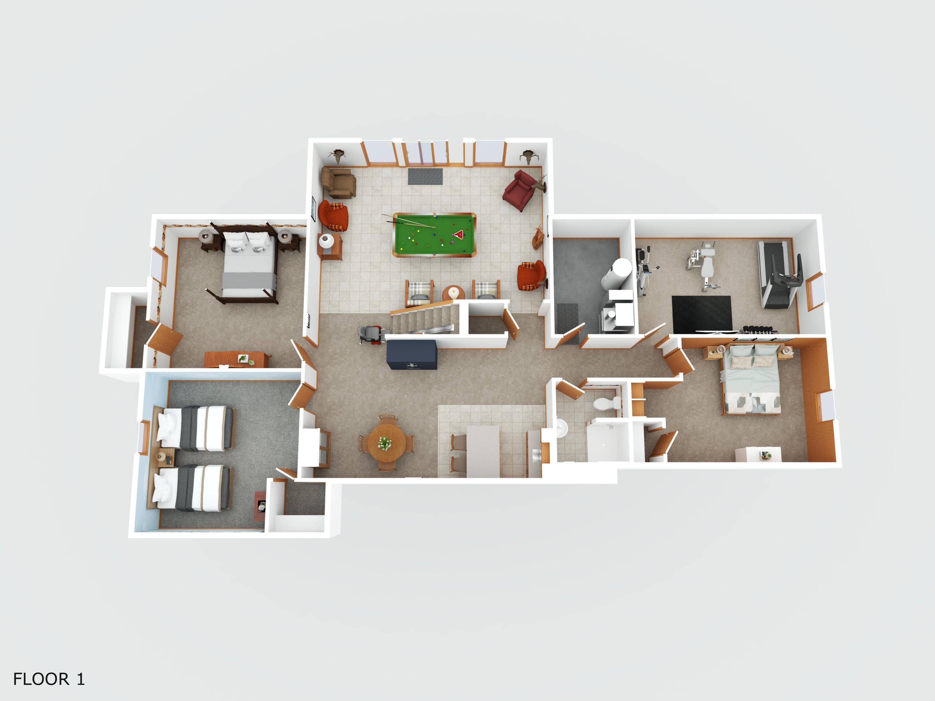 8632 West Blanchard Road Blanchard, MI 49310 - Photo 29 of 54 Walkout Basement