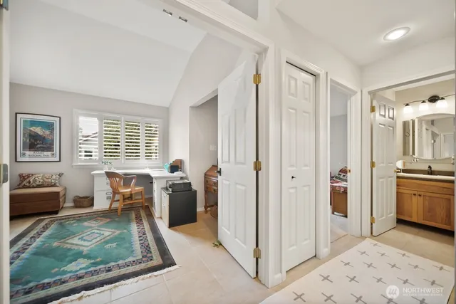 a view of living room and hardwood floor