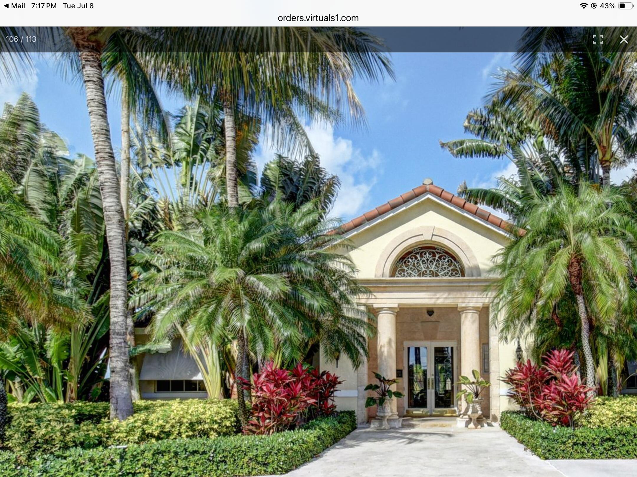 3606 South Ocean Boulevard, Unit 406 Highland Beach, FL 33487 - Photo 11 of 30 a front view of a house with a yard