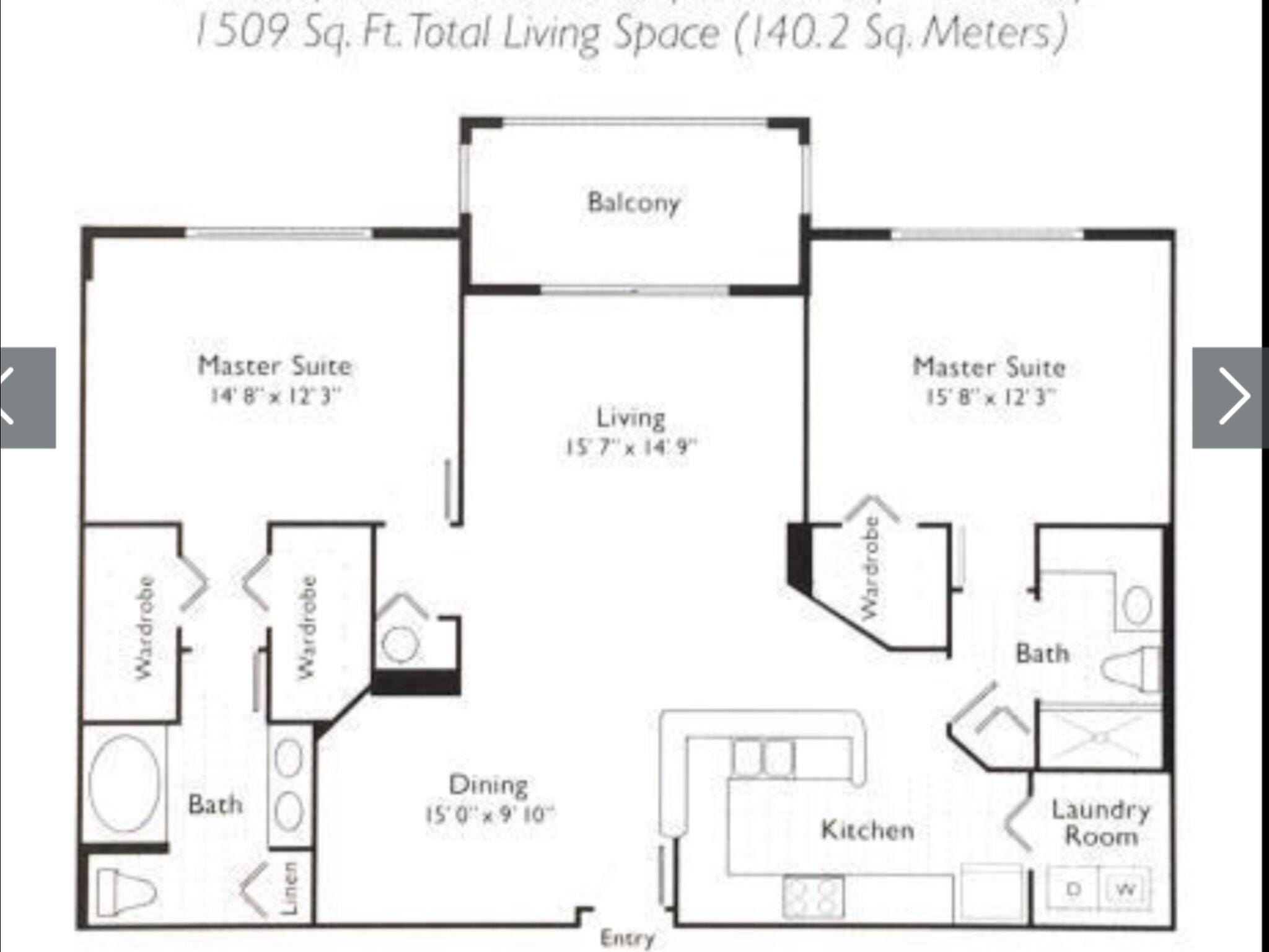 3606 South Ocean Boulevard, Unit 406 Highland Beach, FL 33487 - Photo 30 of 30 a picture of a floor plan