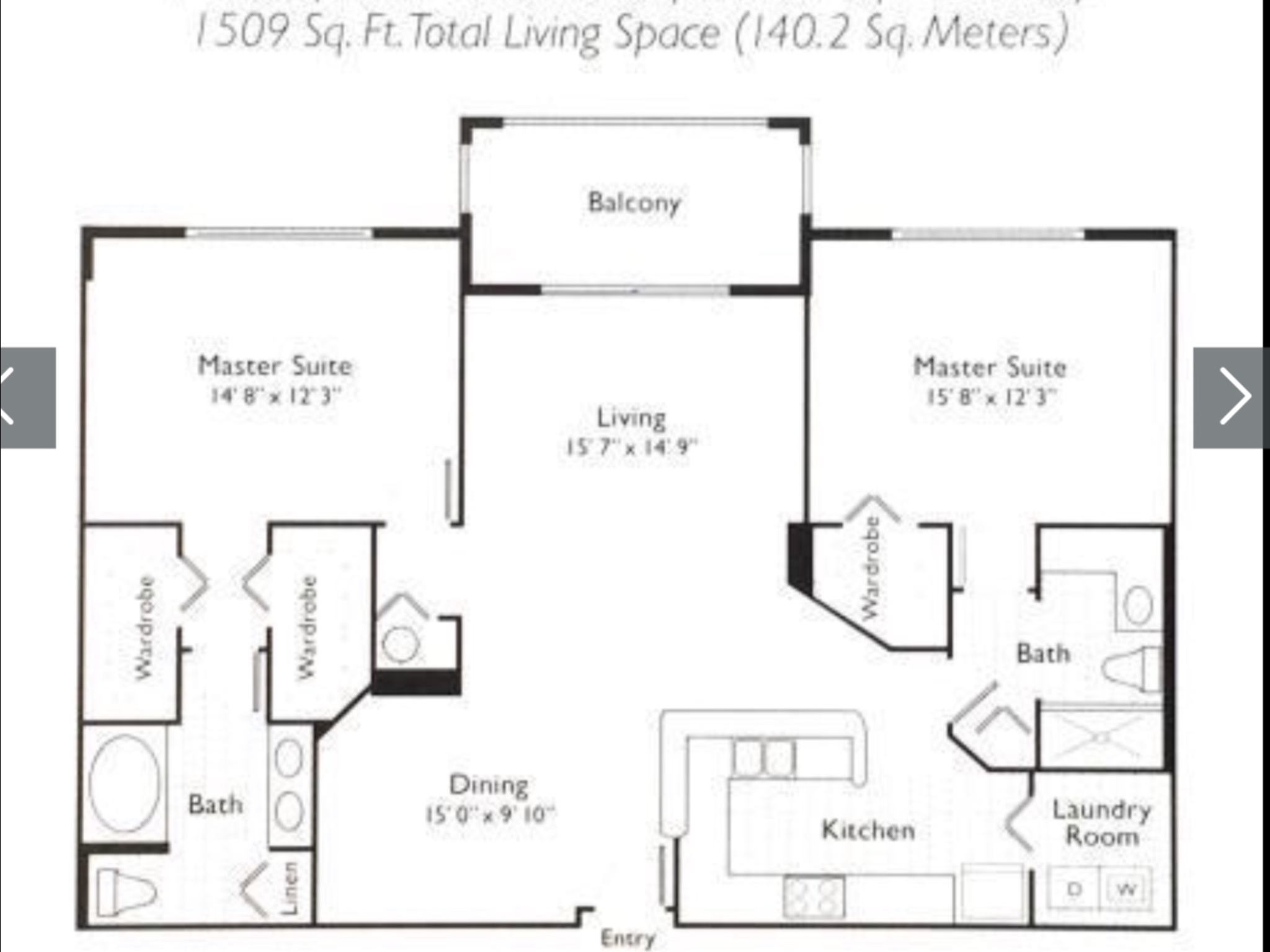 3606 South Ocean Boulevard, Unit 406 Highland Beach, FL 33487 - Photo 29 of 30 a picture of a floor plan