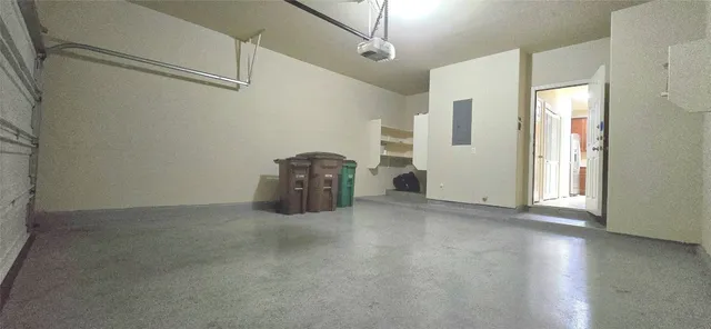 a view of empty room with fireplace