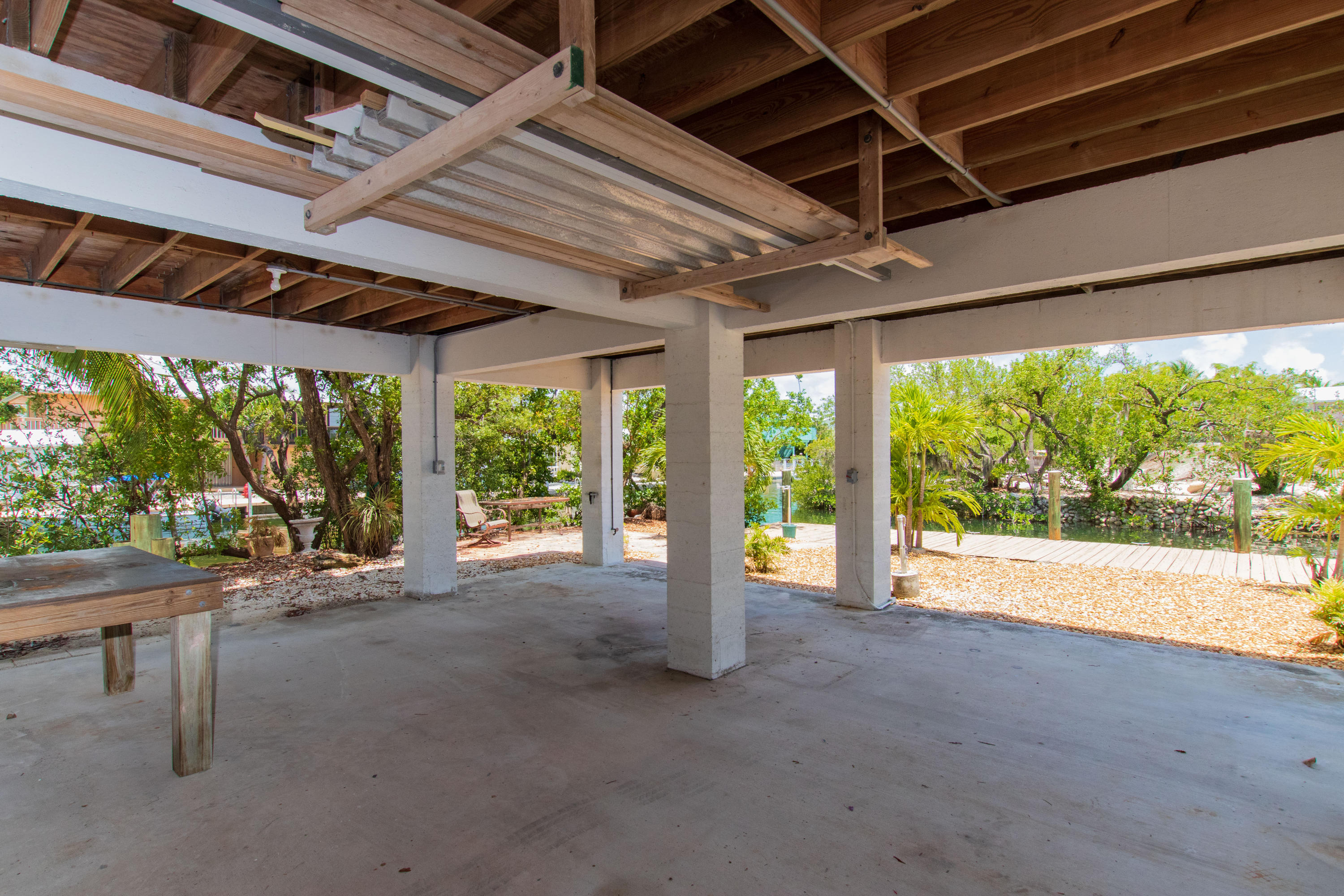 28531 Dirk Road Summerland Key, FL 33042 - Photo 13 of 45 Plenty of shade under the house