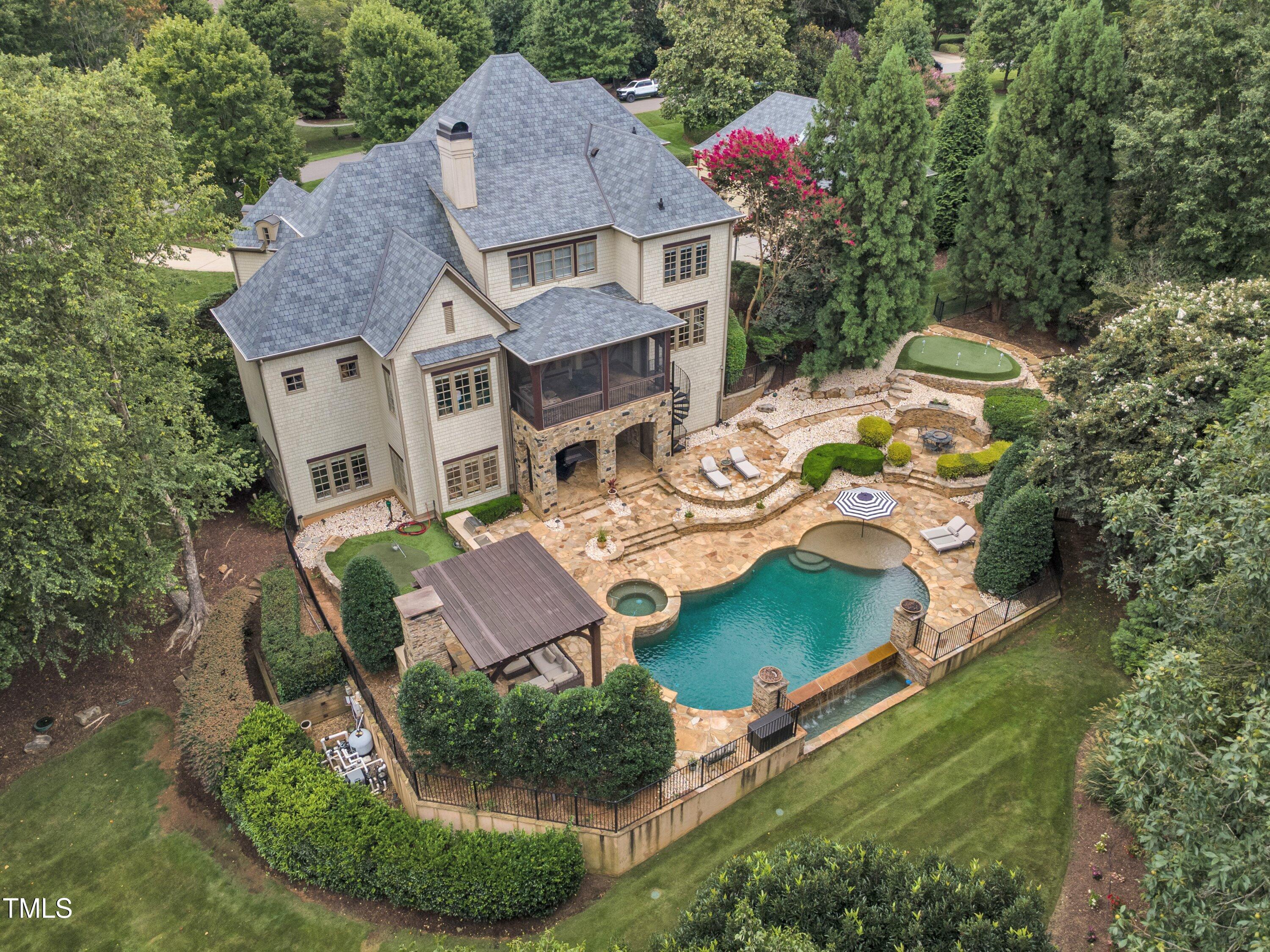 1112 Stone Kirk Drive Raleigh, NC 27614 - Photo 13 of 100 an aerial view of a house