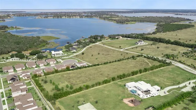 a view of a lake with a mountain