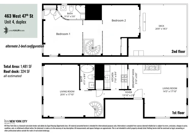 $1,350,000 | 463 West 47th Street, Unit 4 | Hell's Kitchen