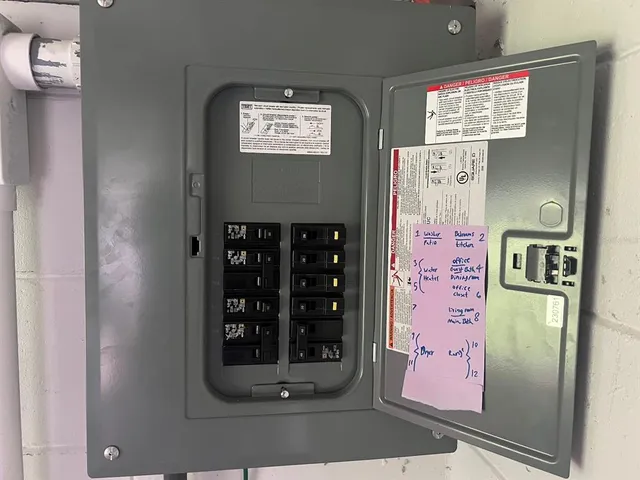 a view of a backyard with plants