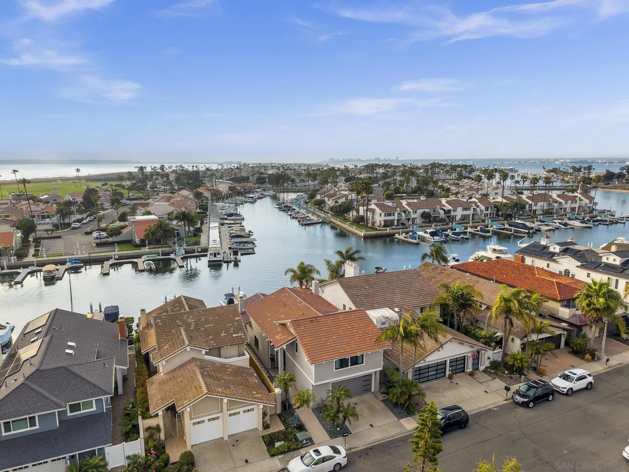 41 Blue Anchor Cay Road Coronado, CA 92118 - Photo 6 of 74 an aerial view of a city with houses