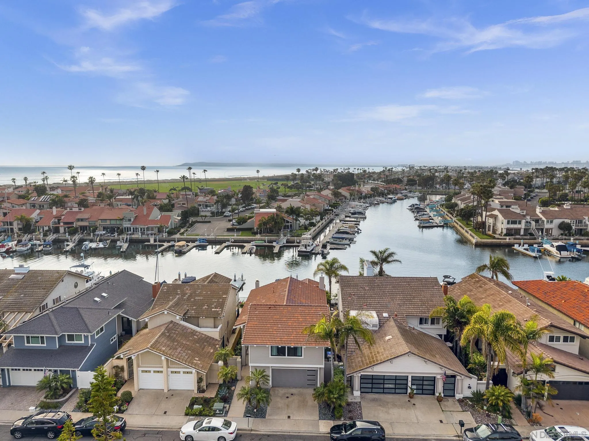 41 Blue Anchor Cay Road Coronado, CA 92118 - Photo 73 of 74 an aerial view of residential houses with outdoor space