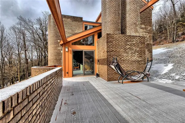 a view of outdoor space with garden