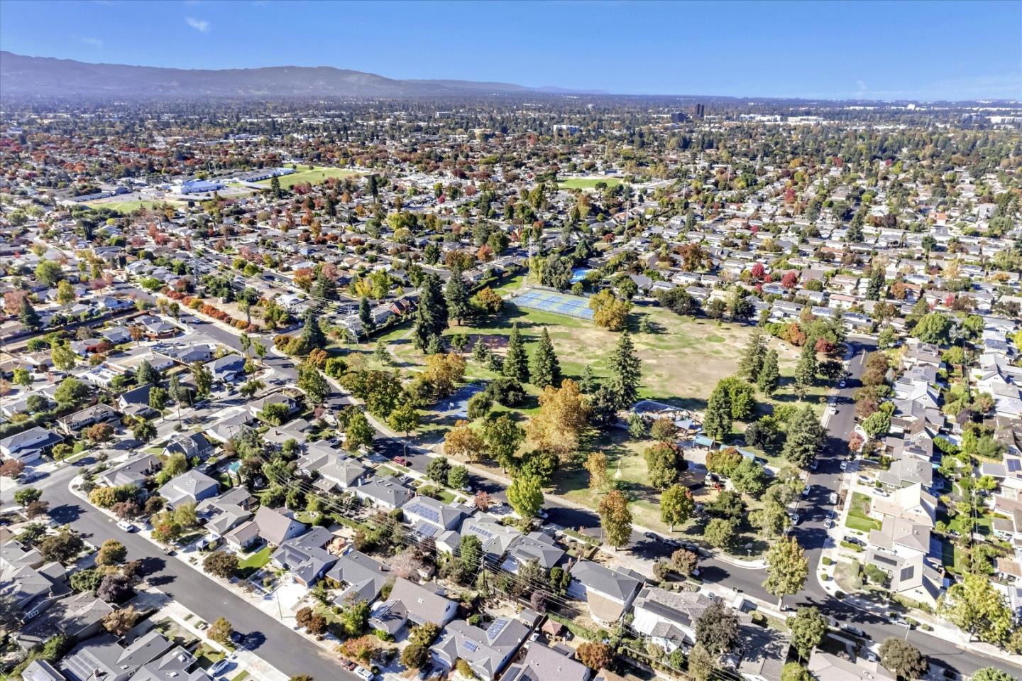 1716 Grizilo Drive San Jose, CA 95124 - Photo 49 of 49 an aerial view of a city with lots of residential buildings