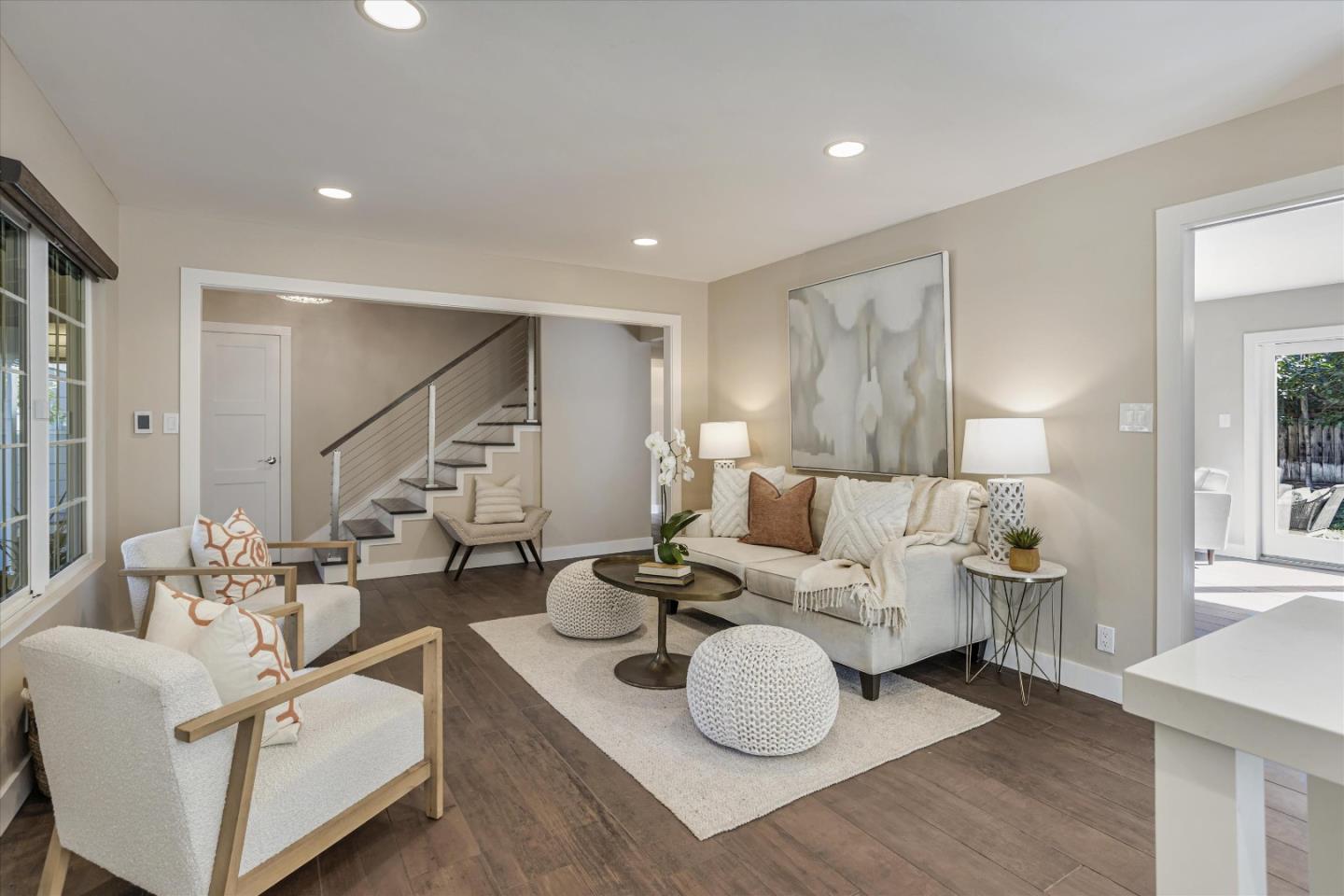 1716 Grizilo Drive San Jose, CA 95124 - Photo 8 of 49 a living room with furniture and a wooden floor