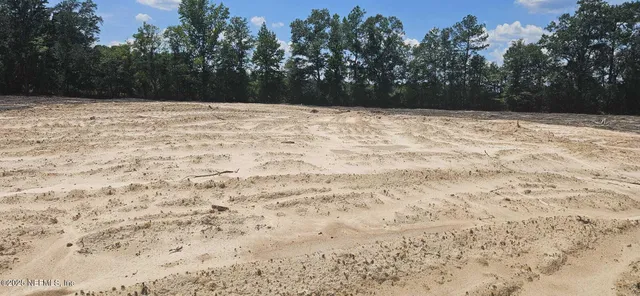a view of a backyard of a house