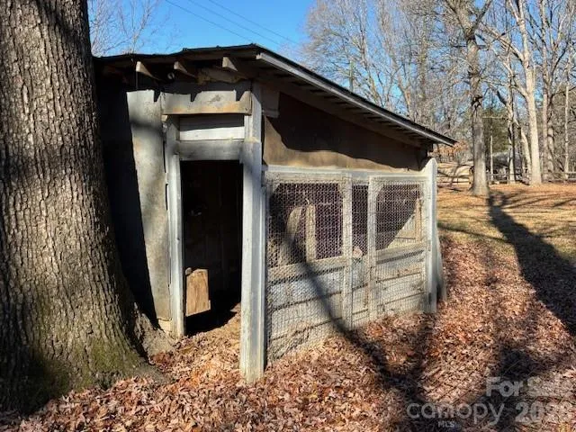a view of a house with a door