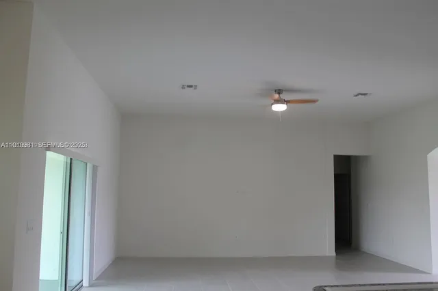 a view of empty room