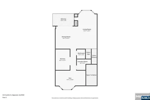 $718,000 | 312 Franklin Court, Edgewater, NJ 07020