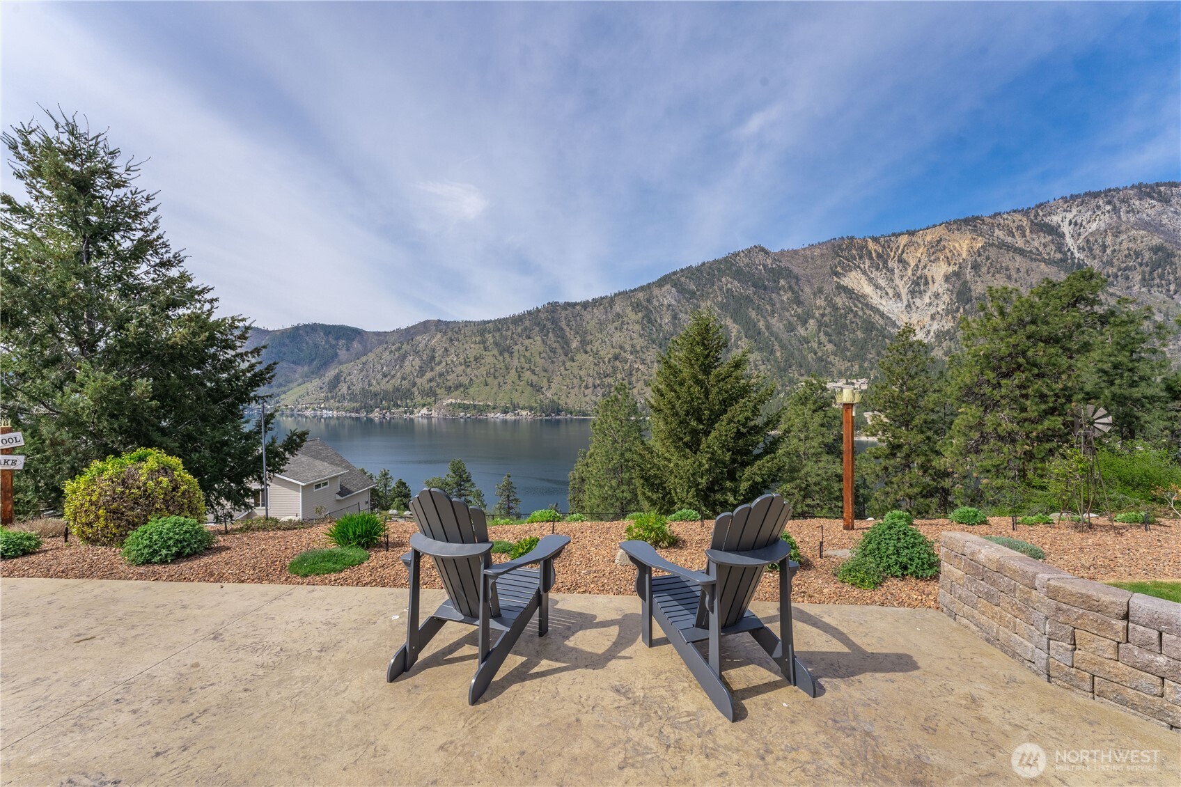 1845 Summit Boulevard Manson, WA 98831 - Photo 6 of 40 a view of a two chairs in a patio