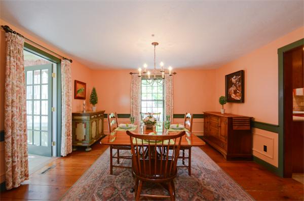 19 Oak Ridge Road Littleton, MA 01460 - Photo 6 of 30 a view of a dining room with furniture window and wooden floor
