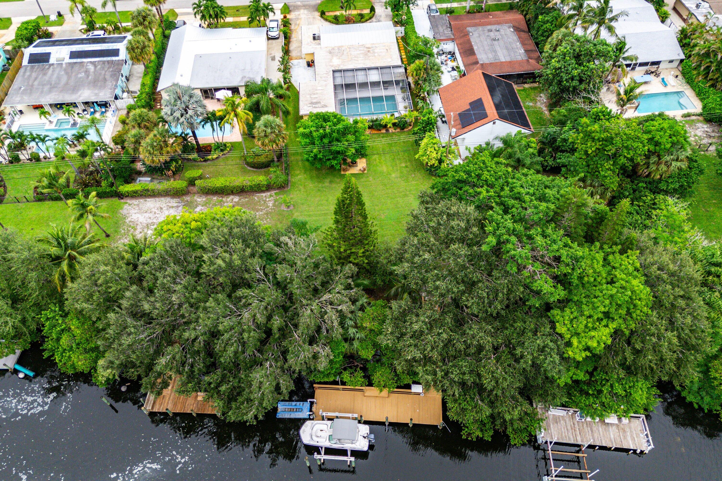 949 Laurel Road North Palm Beach, FL 33408 - Photo 47 of 53 Aerial of Dock