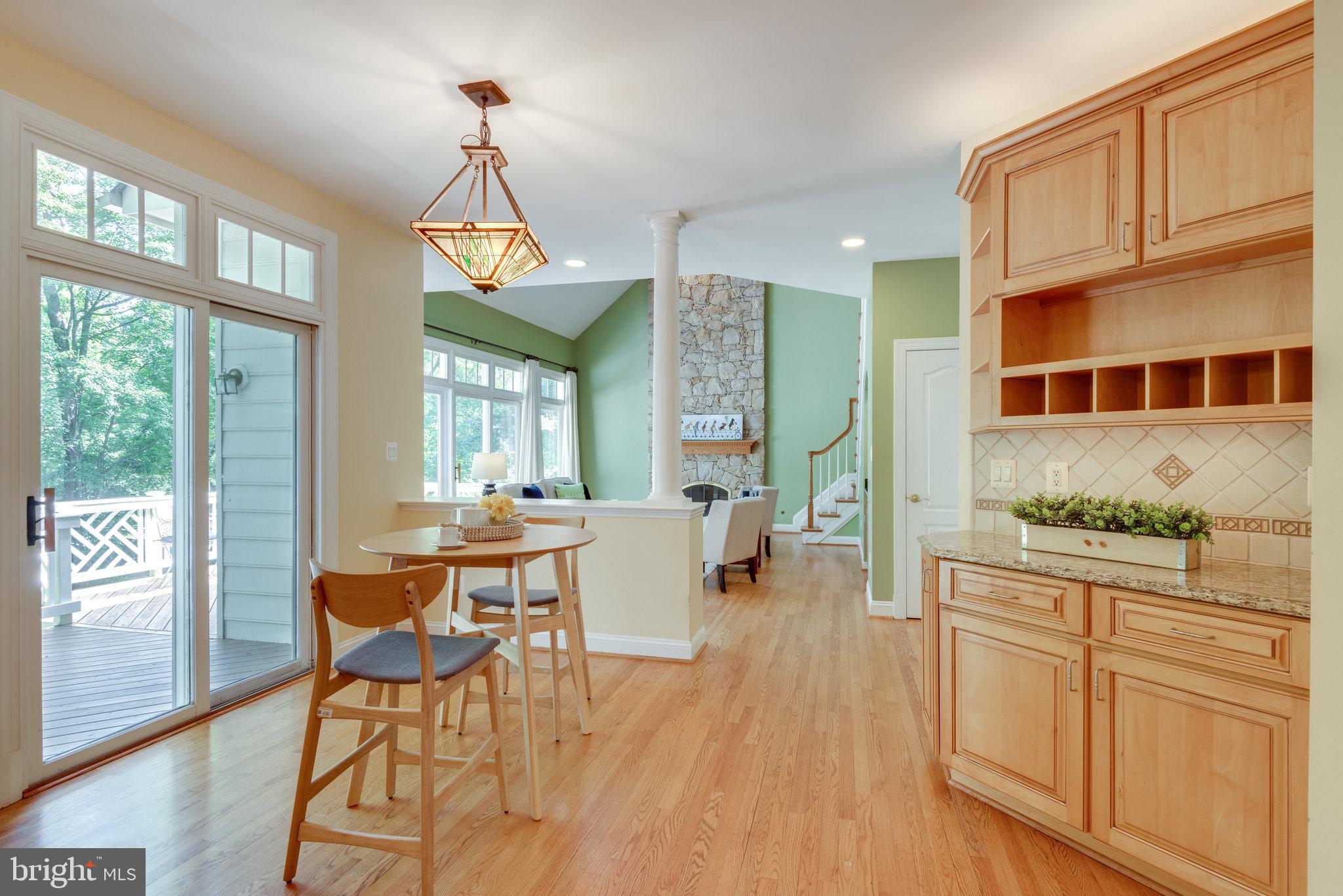 12104 North Walnut Branch Road Reston, VA 20194 - Photo 22 of 70 Unique chandelier over dining area