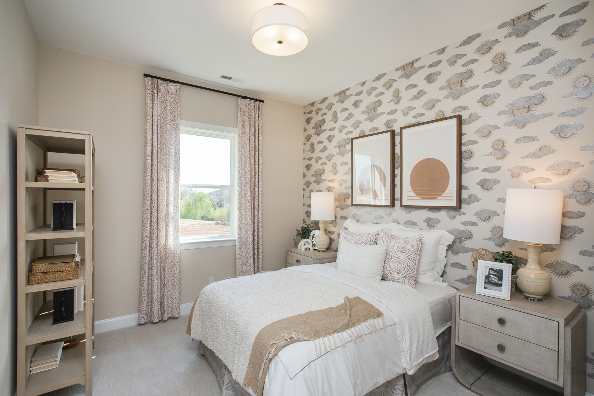 1935 Harmony Road Spring Hill, TN 37174 - Photo 77 of 99 a bedroom with a bed and a window with chair