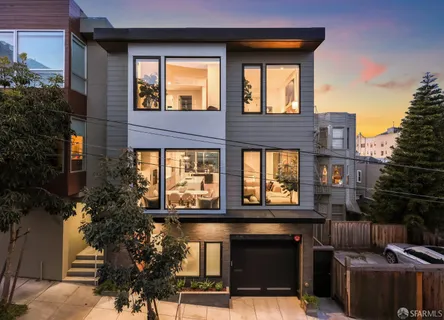 a building view with a outdoor space