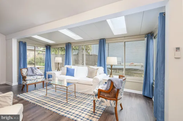 a very nice looking room with a large window