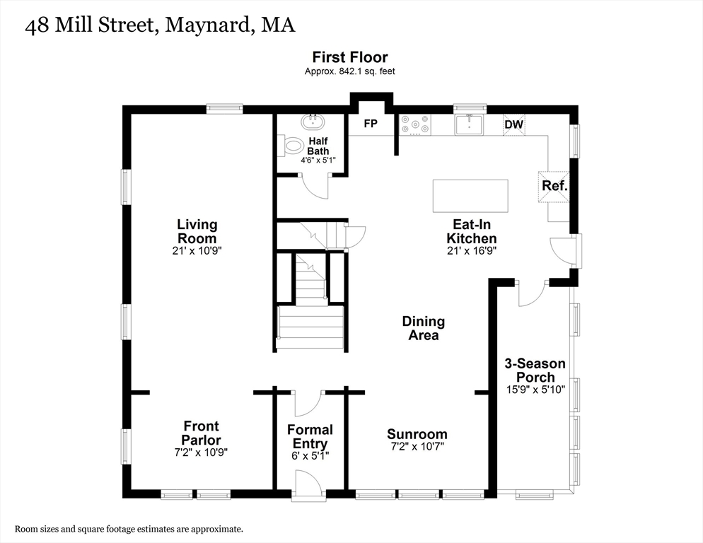 48 Mill Street Maynard, MA 01754 - Photo 29 of 31 a picture of a book and a bed