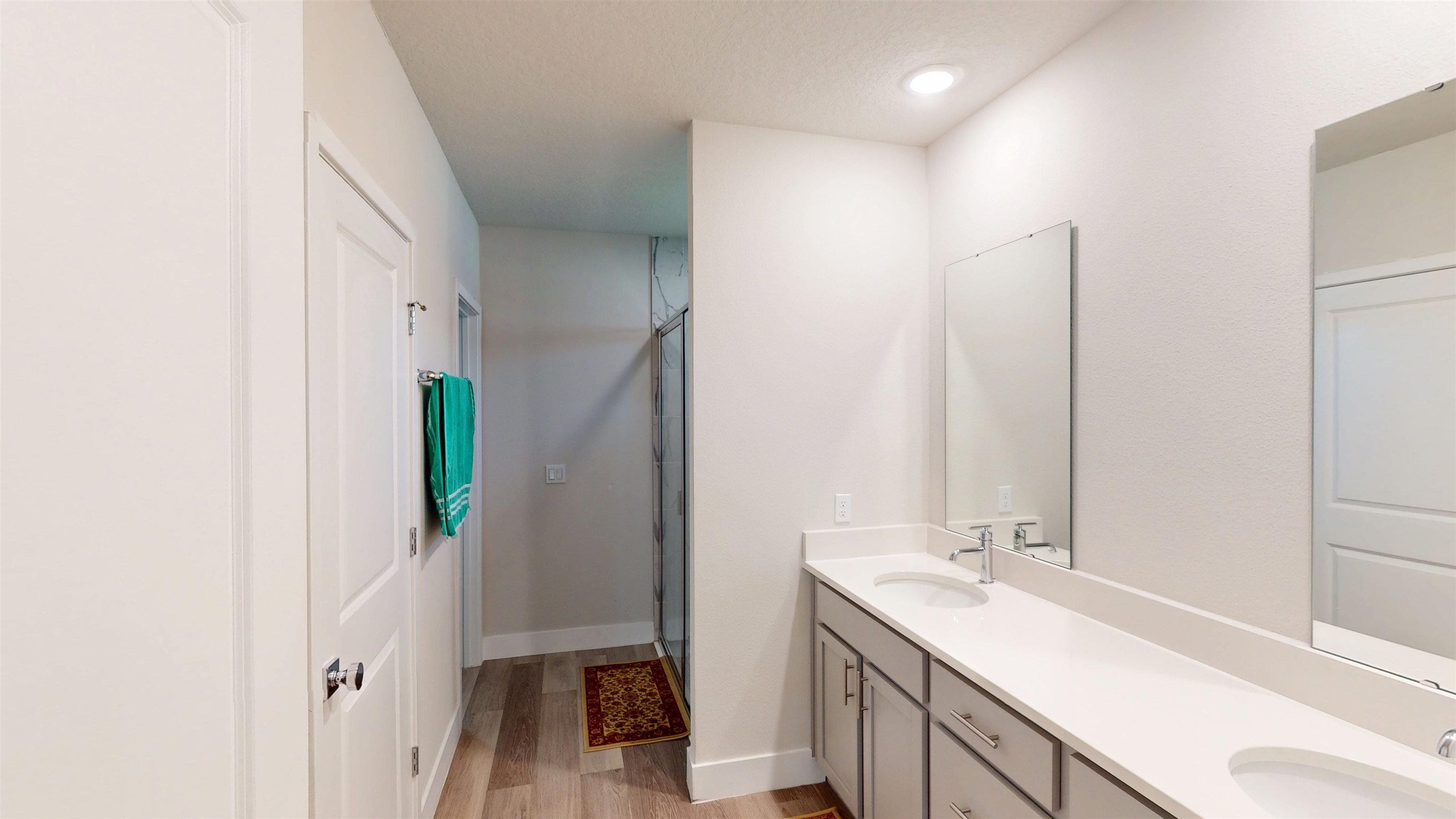 7 Smith Trail Palm Coast, FL 32164 - Photo 20 of 48 a bathroom with a sink and a mirror
