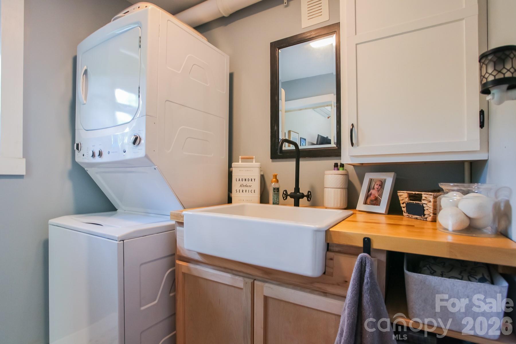 292 Wolf Creek Heights Road Almond, NC 28702 - Photo 22 of 47 a room with storage and utility