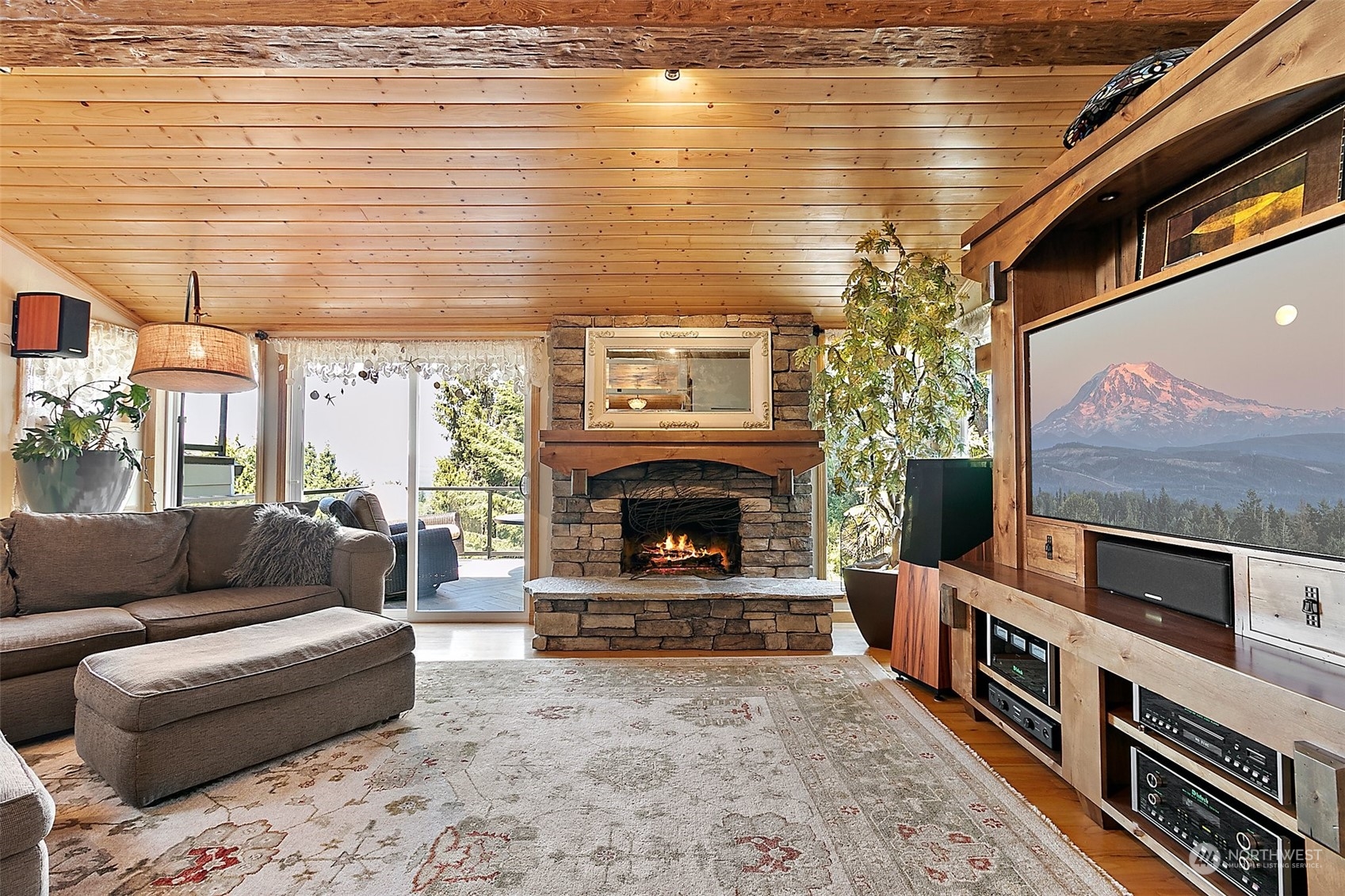 4152 Southwest 314th Street Federal Way, WA 98023 - Photo 28 of 36 a living room with furniture and a fireplace
