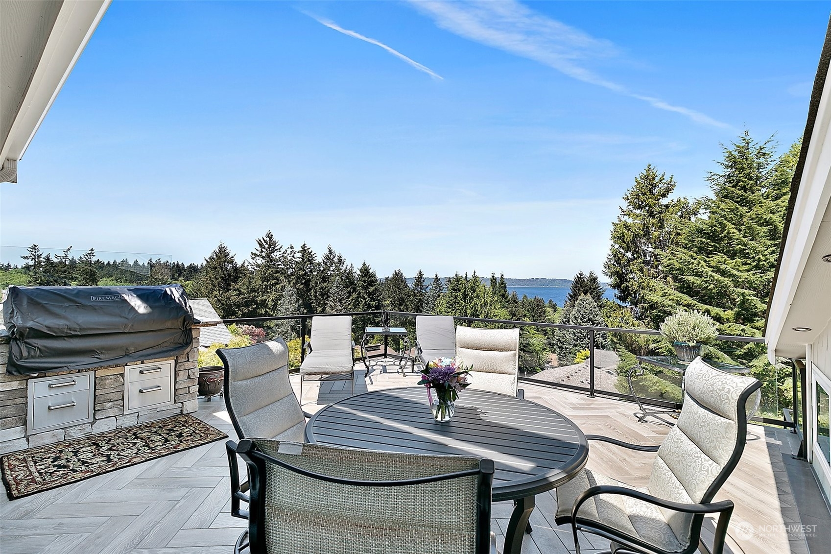 4152 Southwest 314th Street Federal Way, WA 98023 - Photo 6 of 36 a view of a terrace with furniture and stove