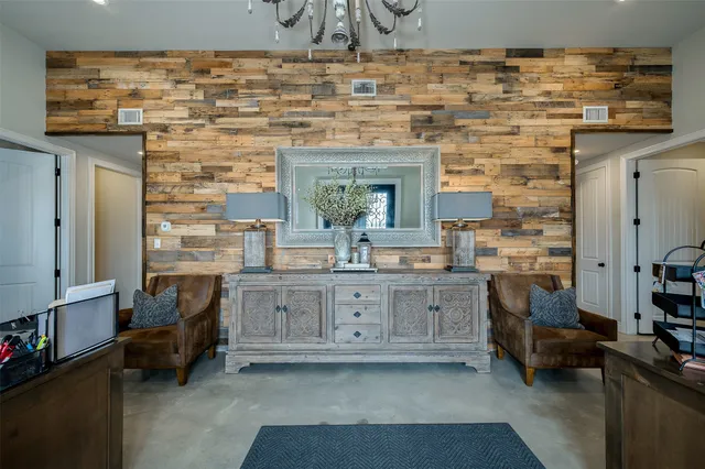 a view of a workspace with furniture